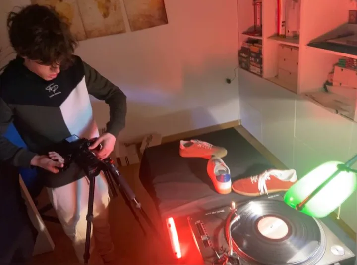 BTS — set di ripresa a casa
